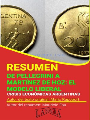 cover image of Resumen de De Pellegrini a Martínez de Hoz